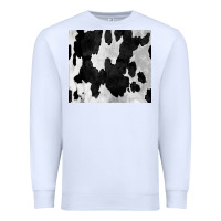 White Black White Cowhide Tumbler Premium Sweatshirt - CowCowDesign