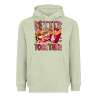 Matcha hamburger potatoes better together olivia Heavyweight Hoodie - OliviaCreatesArt