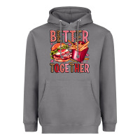 Storm hamburger potatoes better together olivia Heavyweight Hoodie - OliviaCreatesArt