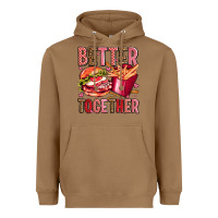 Toasted Coconut hamburger potatoes better together olivia Heavyweight Hoodie - OliviaCreatesArt