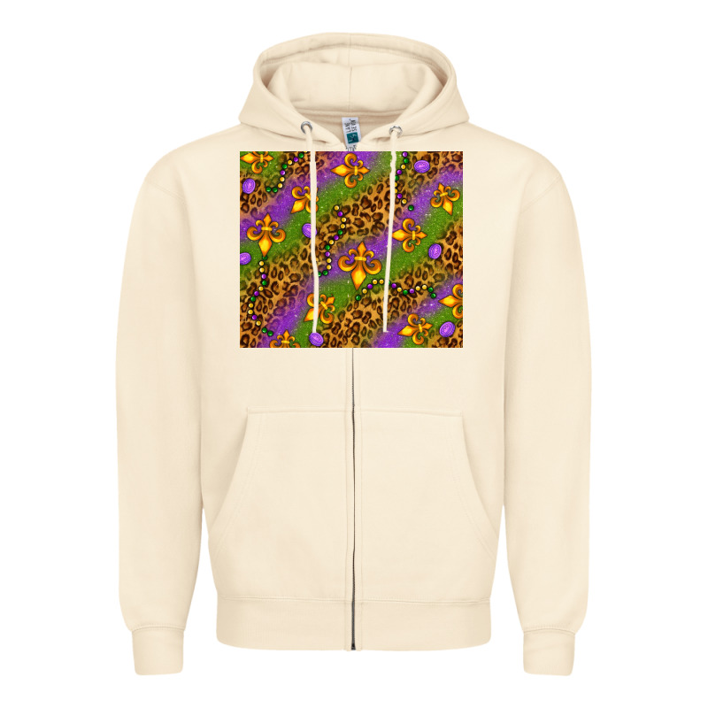 Mardi Gras Tumbler Zipper Hoodie by HowdyJamesFarm | Teevron
