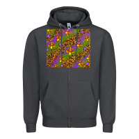 Smoke Mardi Gras tumbler Zipper Hoodie - HowdyJamesFarm