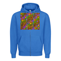 True Royal Mardi Gras tumbler Zipper Hoodie - HowdyJamesFarm
