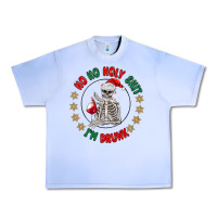 Grape Ice ho ho holly shit skeleton santa Urban Heavy Tee - MaliasSmallBusiness