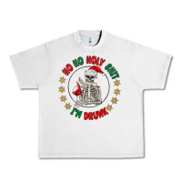 Lunar Rock ho ho holly shit skeleton santa Urban Heavy Tee - MaliasSmallBusiness