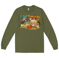 Army Green cutest pumpkins in the patch Long Sleeve Tee - LillyAllenDesigns