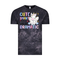 Cloud Black cute smart and a little bit dramatic Vintage Tee - MaliasSmallBusiness
