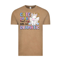 Vintage Coffee cute smart and a little bit dramatic Vintage Tee - MaliasSmallBusiness