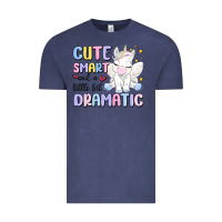 Vintage Denim cute smart and a little bit dramatic Vintage Tee - MaliasSmallBusiness