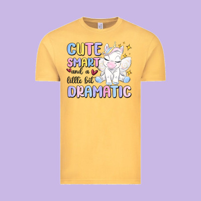 Cute Smart And A Little Bit Dramatic Vintage Tee Designed By Maliassmallbusiness