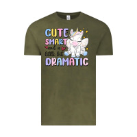Vintage Olive cute smart and a little bit dramatic Vintage Tee - MaliasSmallBusiness