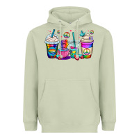 Matcha pride lgbtq coffee cups Heavyweight Hoodie - OliviaCreatesArt