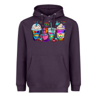 Plum pride lgbtq coffee cups Heavyweight Hoodie - OliviaCreatesArt