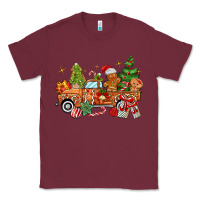 Burgundy christmas gingerbread truck Classic Tee - MaliasSmallBusiness