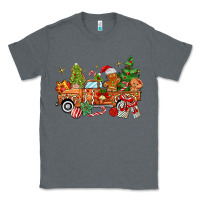 Charcoal Heather christmas gingerbread truck Classic Tee - MaliasSmallBusiness