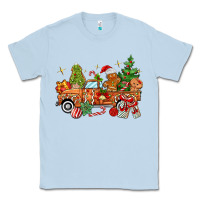 Dusty Blue christmas gingerbread truck Classic Tee - MaliasSmallBusiness