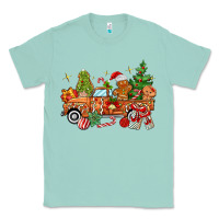 Seafoam christmas gingerbread truck Classic Tee - MaliasSmallBusiness