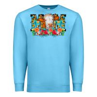 Mom Cow Flowers Premium Sweatshirt | Teevron