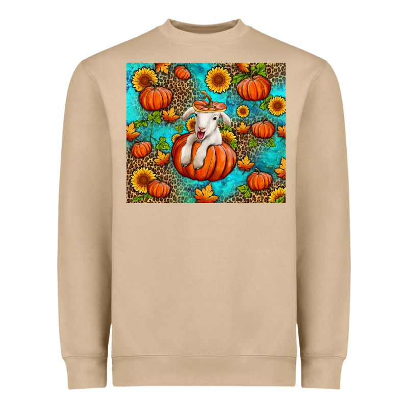 Fall Pumpkin Lamb Heavyweight Sweatshirt by Jasminsmagicworld | Teevron