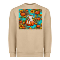 Mushroom fall pumpkin lamb Heavyweight Sweatshirt - Jasminsmagicworld