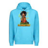 Ocean Blue Feeling blacknificent Premium Hoodie - HowdyJamesFarm