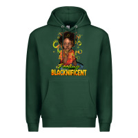 Sports Green Feeling blacknificent Premium Hoodie - HowdyJamesFarm