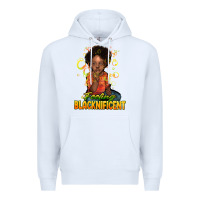White Feeling blacknificent Premium Hoodie - HowdyJamesFarm