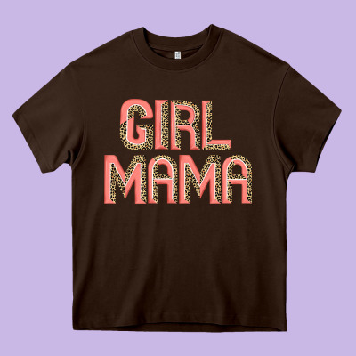 Girl Mama. Heavy Core Tee Designed By Jahusdesignshop