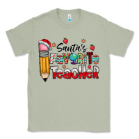 Matcha Santa Favorite Teacher Classic Tee - CowhideDigitalArt