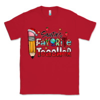 Red Santa Favorite Teacher Classic Tee - CowhideDigitalArt