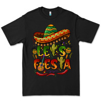 Black let's fiesta mexican hat Premium Tee - BarkalooDesign