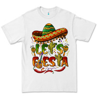 White let's fiesta mexican hat Premium Tee - BarkalooDesign