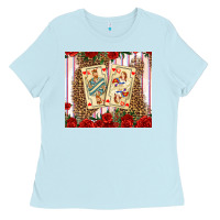 Baby Blue valentines day playing cards Ladies Tee - AdoDesignShop