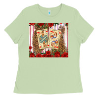 Matcha valentines day playing cards Ladies Tee - AdoDesignShop