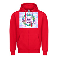 Red mermaid kisses starfish wishes Zipper Hoodie - TumblerDesignByShophia
