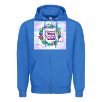 True Royal mermaid kisses starfish wishes Zipper Hoodie - TumblerDesignByShophia
