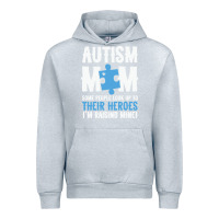 Heather Grey lil autism mom Urban Hoodie - CowhideDigitalArt