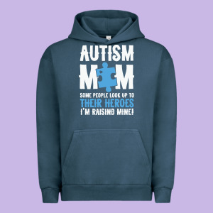 Lil Autism Mom Urban Hoodie Designed By Cowhidedigitalart