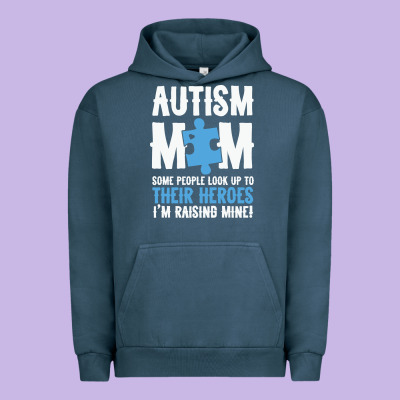 Lil Autism Mom Urban Hoodie Designed By Cowhidedigitalart