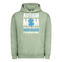 Pigment Oil Green lil autism mom Urban Hoodie - CowhideDigitalArt