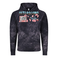 Cloud Black ultrasound tech Vintage Hoodie - MaliasSmallBusiness