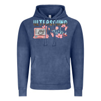 Vintage Denim ultrasound tech Vintage Hoodie - MaliasSmallBusiness