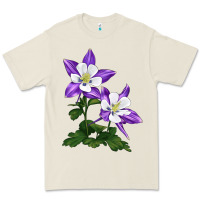 Bone rocky mountain columbine Premium Tee - LillyAllenDesigns