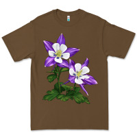 Cacao rocky mountain columbine Premium Tee - LillyAllenDesigns