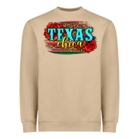 Mushroom Texas Chica with roses Heavyweight Sweatshirt - Jasminsmagicworld