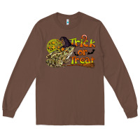 Chestnut Trick Or Treat With Frog Long Sleeve Tee - LillyAllenDesigns
