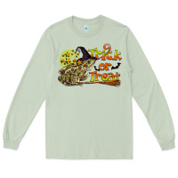 Matcha Trick Or Treat With Frog Long Sleeve Tee - LillyAllenDesigns