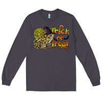 Smoke Trick Or Treat With Frog Long Sleeve Tee - LillyAllenDesigns
