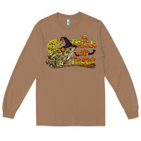Toasted Coconut Trick Or Treat With Frog Long Sleeve Tee - LillyAllenDesigns