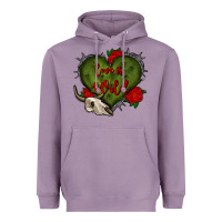 Lavender love is wild with bullskull olivia Heavyweight Hoodie - OliviaCreatesArt